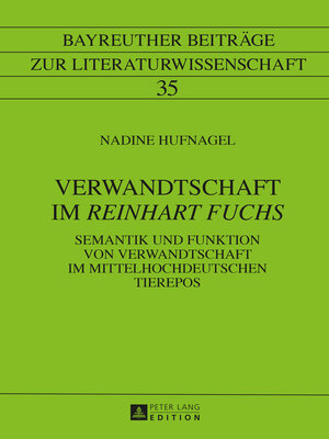 cover image of Verwandtschaft im «Reinhart Fuchs»